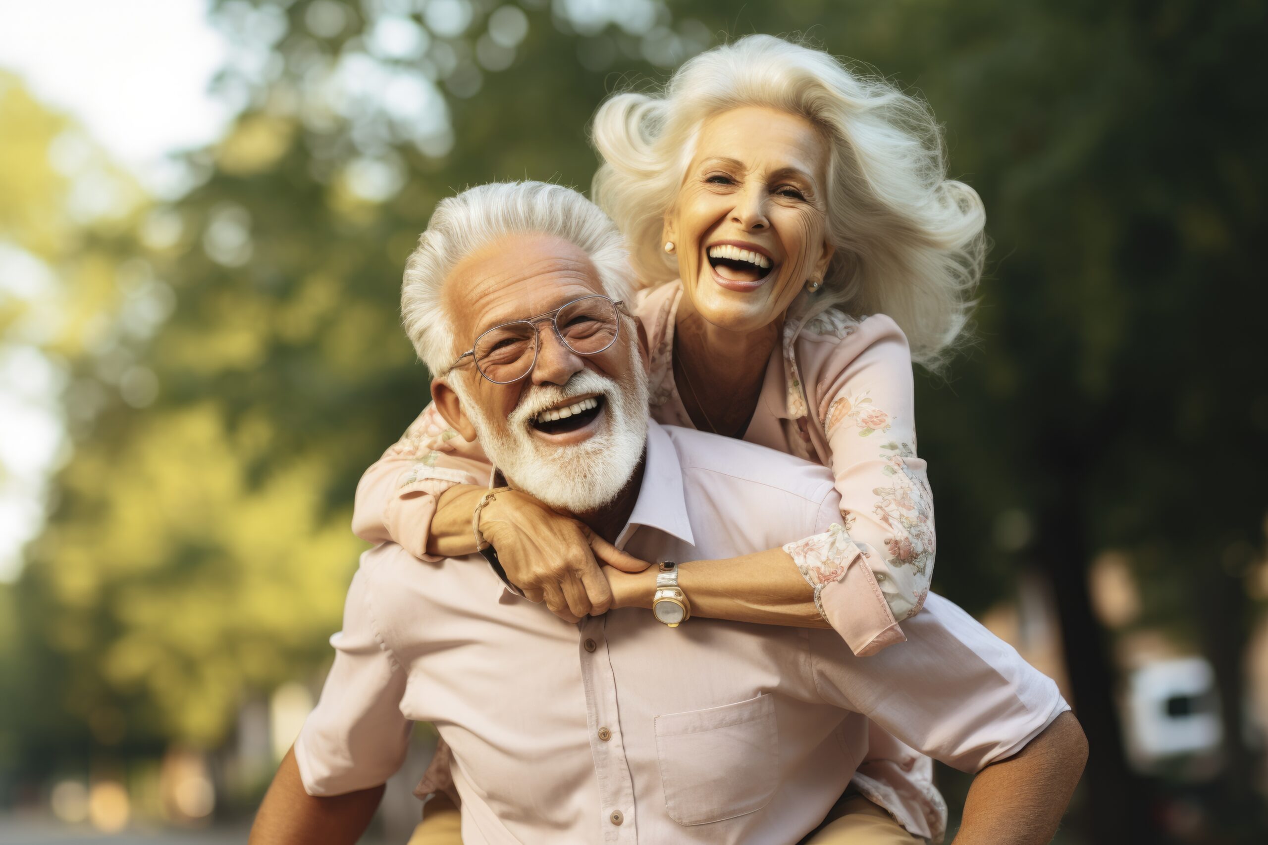 Prevent Senior Idoso Feliz